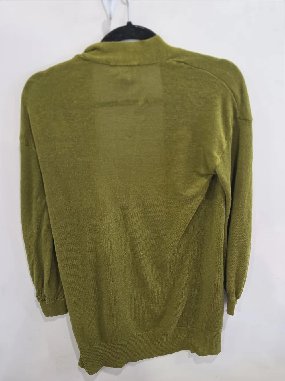 For The Republic Olive Women Excellent Condition Cardigan Sz S LINEN
